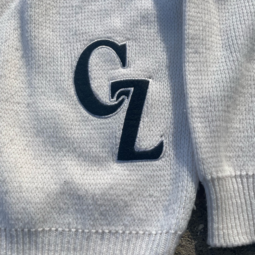 Vintage White Sweater (Code Intensity) - image 2